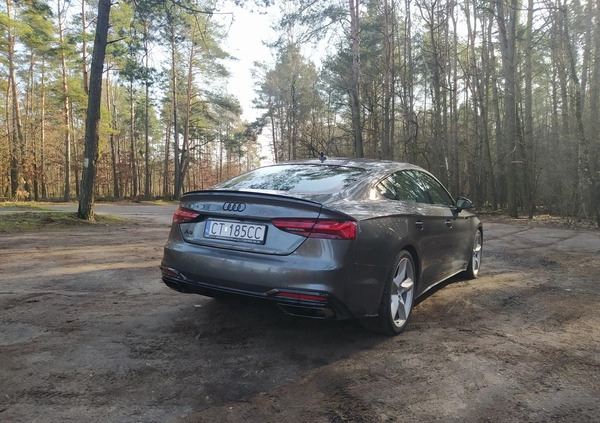 Audi A5 cena 179078 przebieg: 9800, rok produkcji 2023 z Toruń małe 326